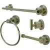 image:imageKingston Brass BAK8212478SN Concord 4Piece 18Inch Towel Bar Bathroom Accessory Set in Brushed NickelBrushed Nickel