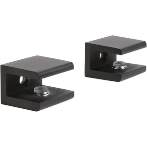 image:imageKingston Brass BAB1010 Levitas Glass Shelf Clamp Matte Black