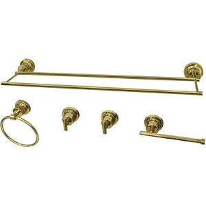 image:imageKingston Brass BAH821330478SB Concord 5Piece Bathroom Accessory Set Brushed BrassPolished Brass