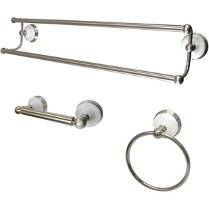 image:imageKingston Brass BAK111348MB Victorian 3Piece Bathroom Accessory Set Matte BlackBrushed Nickel