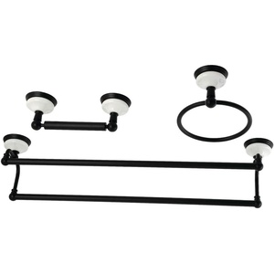 image:imageKingston Brass BAK111348MB Victorian 3Piece Bathroom Accessory Set Matte BlackMatte Black