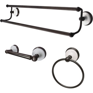 image:imageKingston Brass BAK111348MB Victorian 3Piece Bathroom Accessory Set Matte BlackOil Rubbed Bronze
