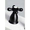 image:imageKingston Brass KB1797AXBS 8Inch Widespread Kitchen Faucet with Brass Sprayer Brushed BrassMatte Black