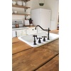 image:imageKingston Brass KB1797AXBS 8Inch Widespread Kitchen Faucet with Brass Sprayer Brushed BrassOil Rubbed Bronze