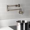 image:imageKingston Brass KS4100RX Belknap Wall Mount Pot Filler Matte BlackAntique Brass