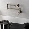 image:imageKingston Brass KS4100RX Belknap Wall Mount Pot Filler Matte BlackAntique Brass