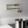 image:imageKingston Brass KS4100RX Belknap Wall Mount Pot Filler Matte BlackPolished Brass