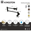 image:imageKingston Brass KS4107ZX Millennium Wall Mount Pot Filler Brushed BrassBrushed Brass