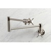 image:imageKingston Brass KS4107ZX Millennium Wall Mount Pot Filler Brushed BrassBrushed Nickel