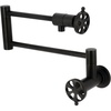 image:imageKingston Brass KS4100RX Belknap Wall Mount Pot Filler Matte BlackMatte Black