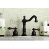 image:imageKingston Brass KS1976AL Heritage Widespread Bathroom Faucet Polished Nickel 756 x 744 x 244Matte Black