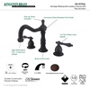 image:imageKingston Brass KS1976AL Heritage Widespread Bathroom Faucet Polished Nickel 756 x 744 x 244Oil Rubbed Bronze
