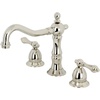 image:imageKingston Brass KS1976AL Heritage Widespread Bathroom Faucet Polished Nickel 756 x 744 x 244Polished Nickel