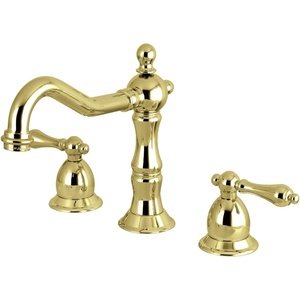 image:imageKingston Brass KS1976AL Heritage Widespread Bathroom Faucet Polished Nickel 756 x 744 x 244Polished Brass