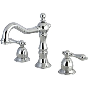 image:imageKingston Brass KS1976AL Heritage Widespread Bathroom Faucet Polished Nickel 756 x 744 x 244Polished Chrome