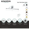 image:imageKingston Brass BAH8218PB Concord Dual Toilet Paper Holder Polished BrassPolished Brass