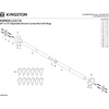 image:imageKingston Brass KSR607 Edenscape 72Inch Adjustable Stainless Steel Shower Curtain Rod with Rings Brushed Brass