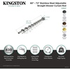 image:imageKingston Brass KSR608 Edenscape 72 Adjustable Stainless Steel Shower Curtain Rod 60 Length Brushed Nickel