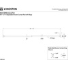 image:imageKingston Brass SCC3117 Edenscape 6072 Stainless Steel Adjustable Tension Shower Curtain Rod with Rings Brushed Brass