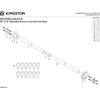 image:imageKingston Brass SCC3117 Edenscape 6072 Stainless Steel Adjustable Tension Shower Curtain Rod with Rings Brushed Brass
