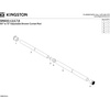 image:imageKingston Brass SR607 Edenscape 6072 Stainless Steel Adjustable Tension Shower Curtain Rod Brushed BrassMatte Black