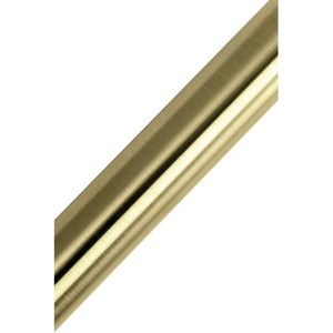image:imageKingston Brass SR607 Edenscape 6072 Stainless Steel Adjustable Tension Shower Curtain Rod Brushed BrassBrushed Brass