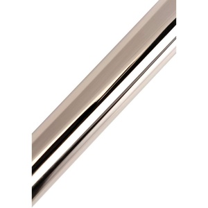 image:imageKingston Brass SR607 Edenscape 6072 Stainless Steel Adjustable Tension Shower Curtain Rod Brushed BrassPolished Chrome