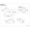 image:imageKingston Brass LB20157 Grotto 20 Ceramic Undermount Bathroom Sink White