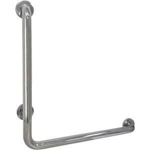 image:imageKingston Brass GBL1224CSRW 24x 24 LShaped Grab Bar  Right Hand WhiteMirror