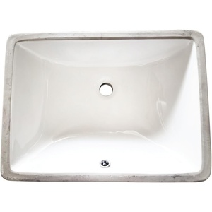 image:imageKingston Brass LB20157 Grotto 20 Ceramic Undermount Bathroom Sink White