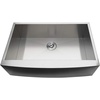 image:imageGourmetier GKTSF33209 Uptowne DropIn Stainless Steel Single Bowl Farmhouse Kitchen Sink BrushedBrushed