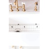 image:imageGourmetier KGKFA331810BC 33Inch x 18Inch Single Bowl ApronFront Farmhouse Kitchen Sink with Drain and Rack Matte WhiteBrushedMatte WhiteBrushed
