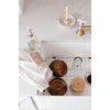 image:imageGourmetier KGKFA331810BC 33Inch x 18Inch Single Bowl ApronFront Farmhouse Kitchen Sink with Drain and Rack Matte WhiteBrushedMatte WhiteBrushed
