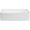 image:imageKingston Brass Gourmetier GKFA33229 Arcticstone Solid Surface 33x22 Apron Front Farmhouse Single Bowl Kitchen Sink Matte WhiteMatte White