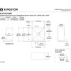 image:imageKingston Brass Gourmetier KUF302110BN Denver Stainless Steel Single Bowl Farm House Kitchen Sink Brushed Stainless SteelKUF212110BN
