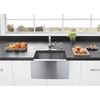 image:imageKingston Brass Gourmetier KUF302110BN Denver Stainless Steel Single Bowl Farm House Kitchen Sink Brushed Stainless SteelKUF212110BN