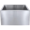 image:imageKingston Brass Gourmetier KUF302110BN Denver Stainless Steel Single Bowl Farm House Kitchen Sink Brushed Stainless SteelKUF212110BN