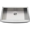 image:imageGourmetier GKTSF33209 Uptowne DropIn Stainless Steel Single Bowl Farmhouse Kitchen Sink BrushedBrushed