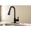 image:imageGourmetier LS8720CTL Continental SingleHandle PullDown Kitchen Faucet Matte BlackMatte Black