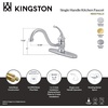image:imageKingston Brass KB3571GLLS Georgian 8Inch Kitchen Faucet without Sprayer Polished ChromePolished Chrome