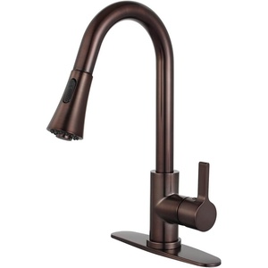 image:imageGourmetier LS8720CTL Continental SingleHandle PullDown Kitchen Faucet Matte BlackOil Rubbed Bronze