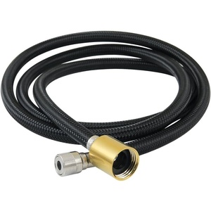 image:imageKingston Brass LSSPRHOSE590 59 Braided Pull Down Kitchen Faucet Spray Hose Matte BlackBrushed Brass