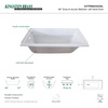 image:imageKingston XVTPN603020L 60 Acrylic DropIn Tub Glossy WhiteWhite