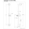 image:imageKingston KSX3526SG 24 Brass Shower Slide Bar Polished Nickel