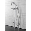 image:imageAqua Vintage CCK8401DL Concord Freestanding Tub Faucet with Supply Line Stop Valve Polished ChromePolished Chrome