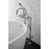 image:imageAqua Vintage CCK8401DL Concord Freestanding Tub Faucet with Supply Line Stop Valve Polished ChromePolished Chrome