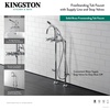 image:imageAqua Vintage CCK8401DL Concord Freestanding Tub Faucet with Supply Line Stop Valve Polished ChromePolished Chrome