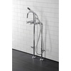 image:imageAqua Vintage CCK8401DL Concord Freestanding Tub Faucet with Supply Line Stop Valve Polished ChromePolished Chrome
