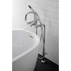 image:imageAqua Vintage CCK8401DL Concord Freestanding Tub Faucet with Supply Line Stop Valve Polished ChromePolished Chrome