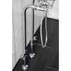 image:imageAqua Vintage CCK8401DL Concord Freestanding Tub Faucet with Supply Line Stop Valve Polished ChromePolished Chrome